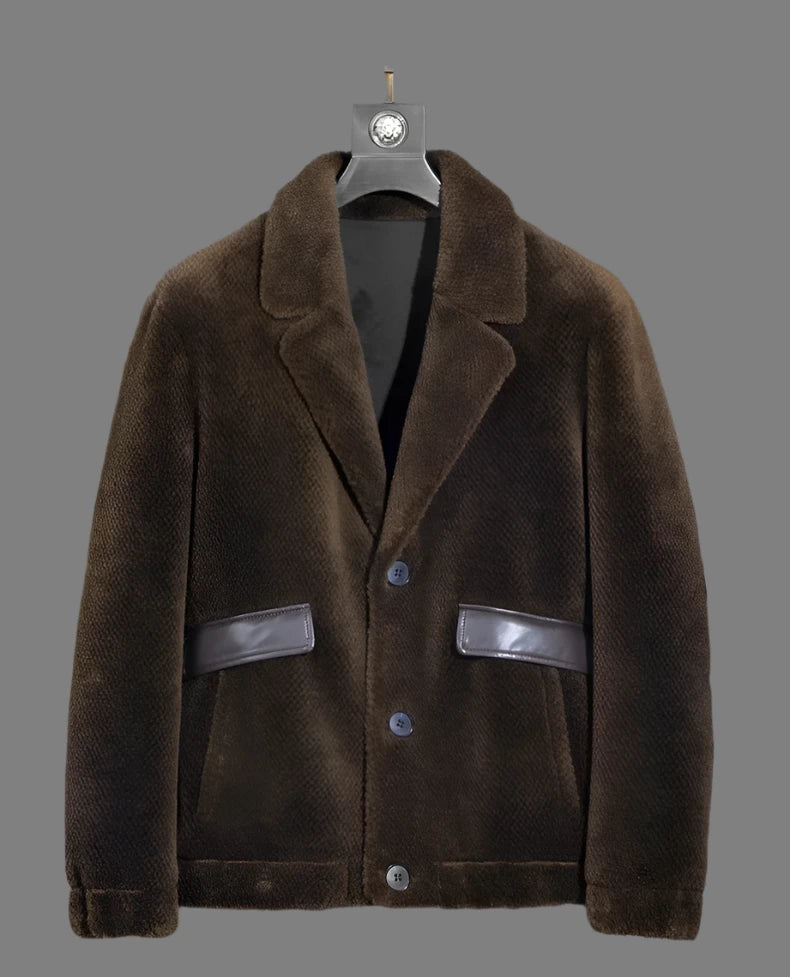 Sheared Fleece Real Wool Coats