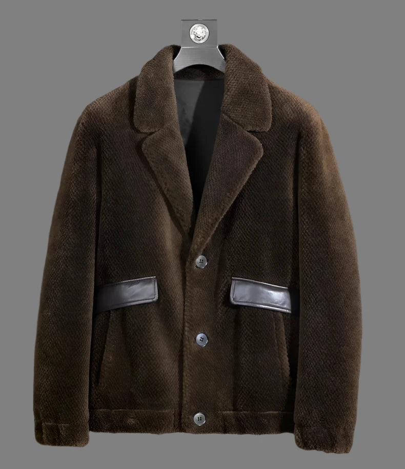 Sheared Fleece Real Wool Coats