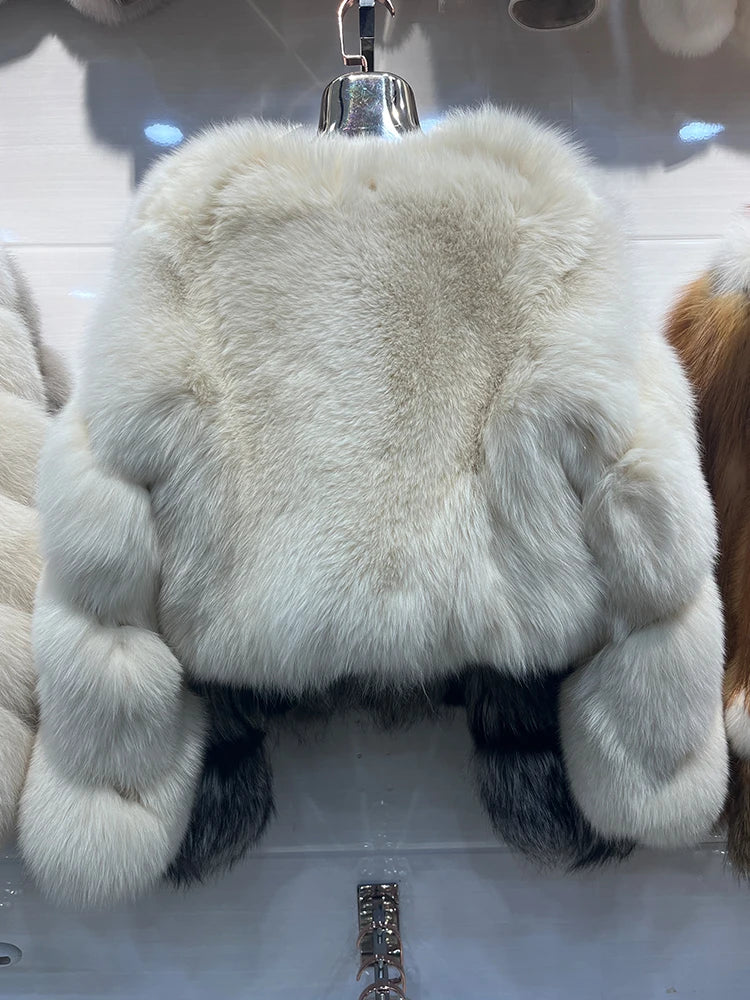 Spiral Sleeves Real Fur Coats