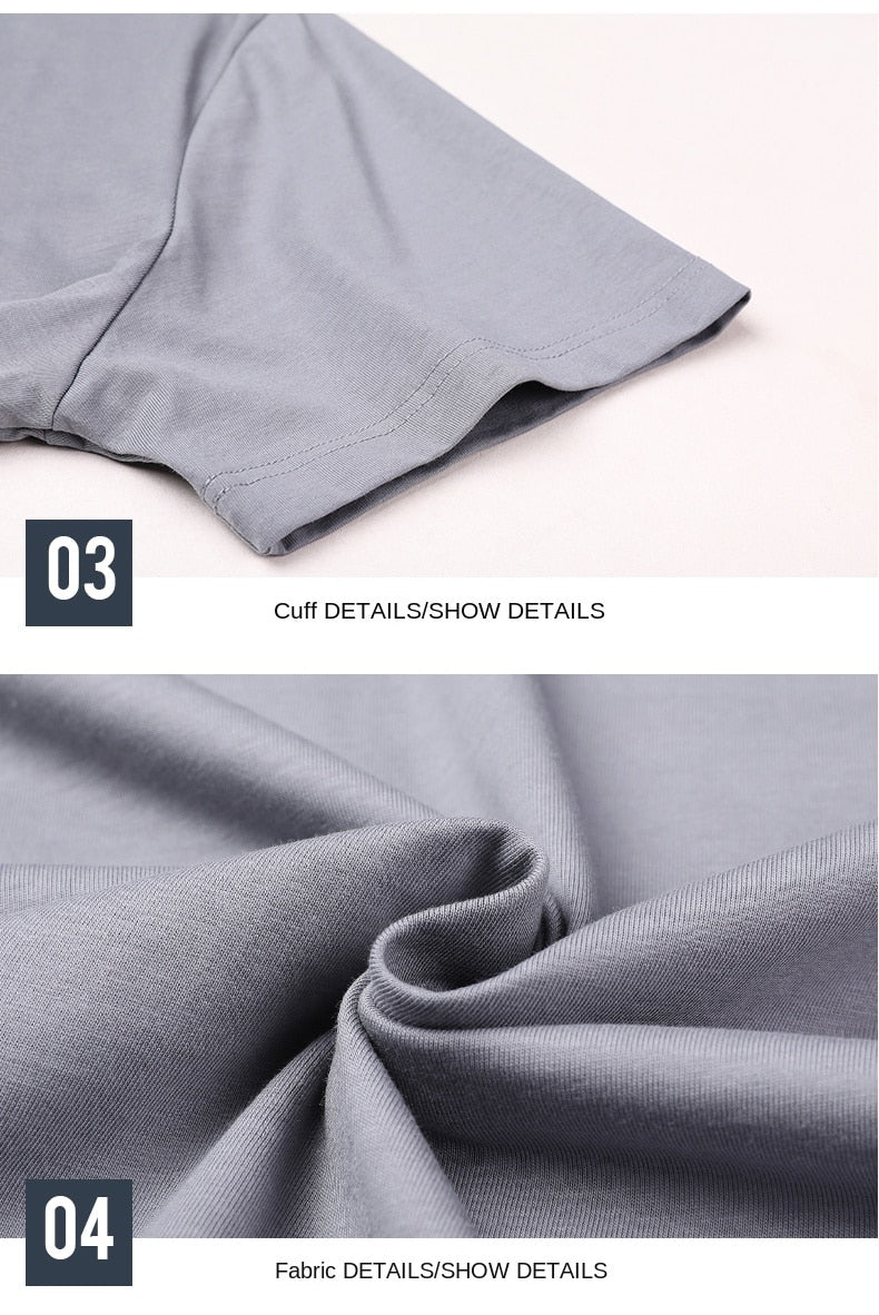 100 % Cotton V Neck Short Sleeve Shirts