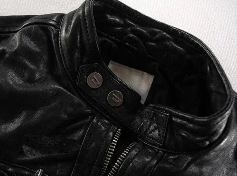 Classic Genuine Leather Moto Jackets