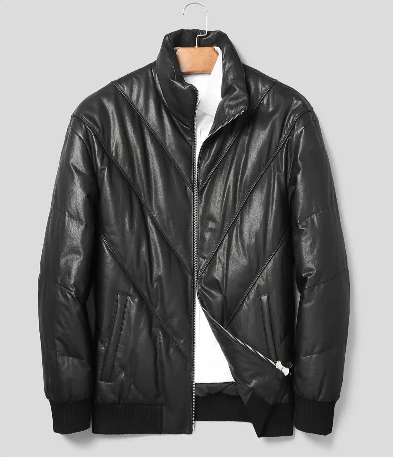 Genuine Leather Goose Down Jackets