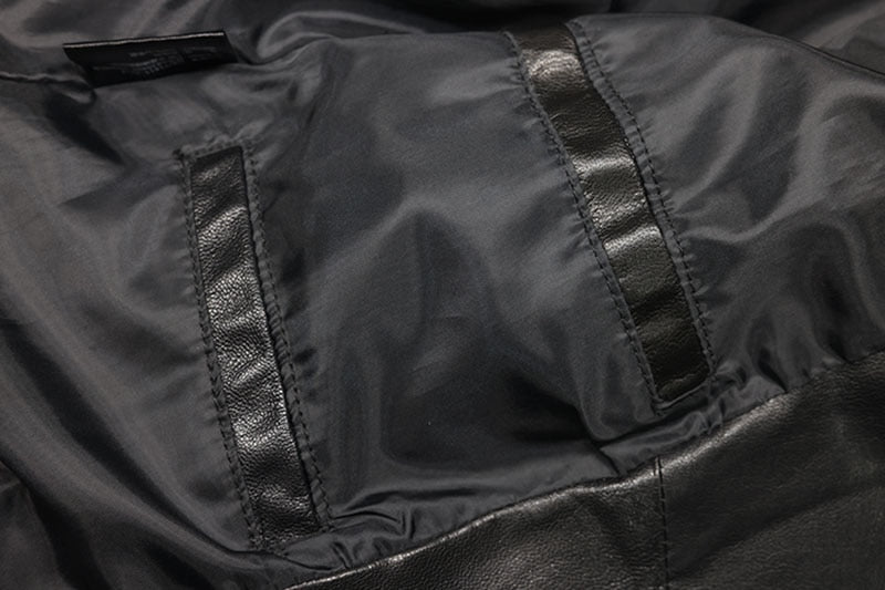 Genuine Leather Short Slim Moto Jacket