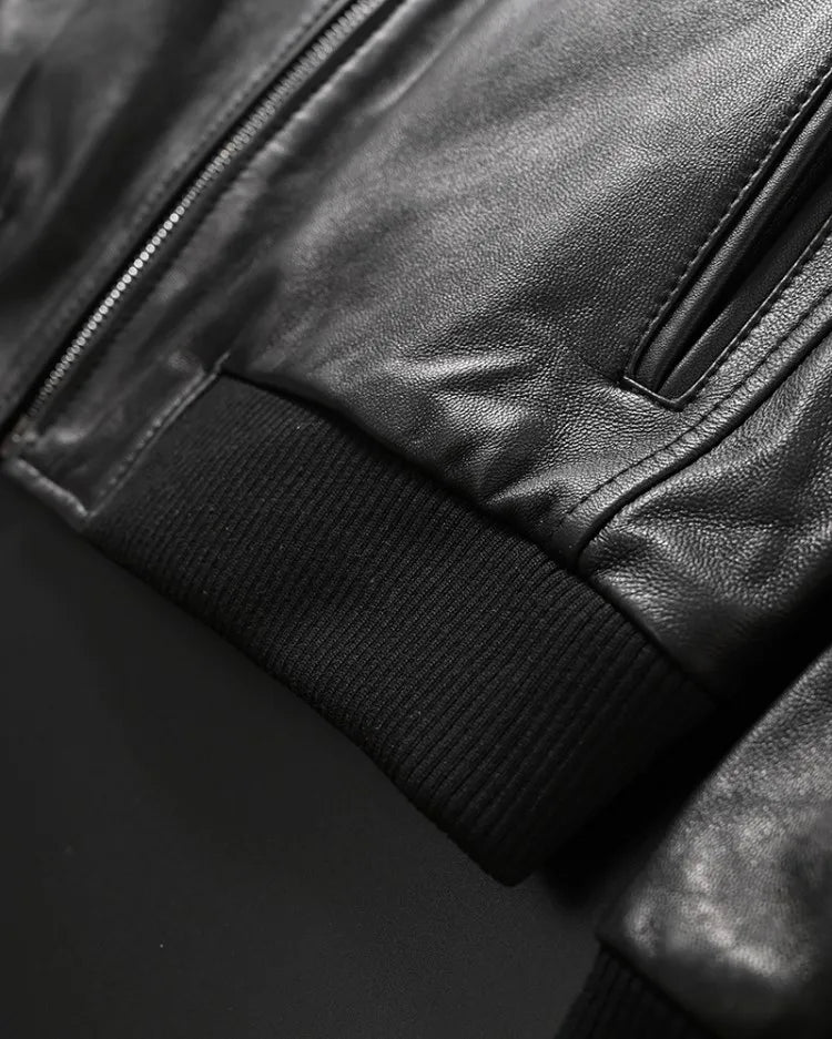 Genuine Leather Jacket Bomber