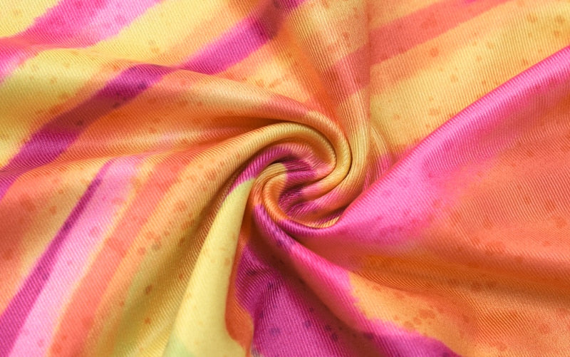 Color Swirl Backless Mini Dress