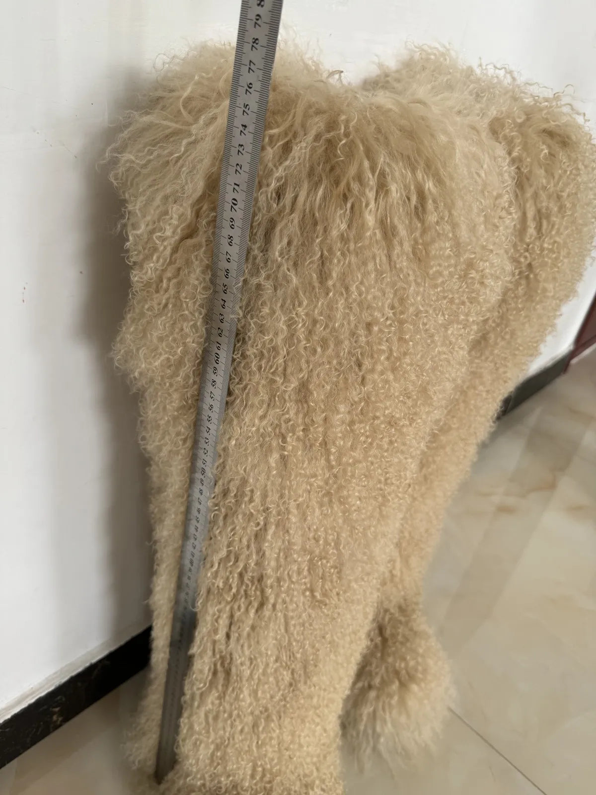 Fluffy Long Mongolian Real Fur Boots