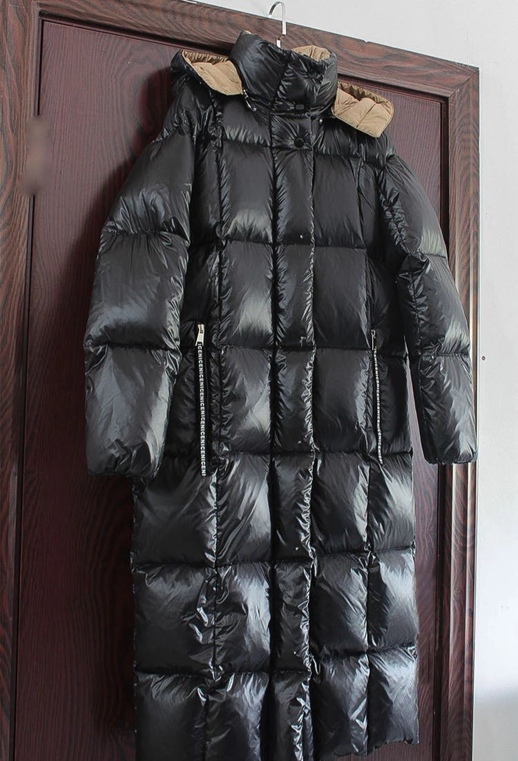 Waterproof X Long Duck Down Puffer Coats Real Fur Parka