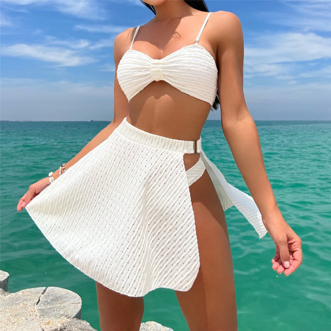 Bikini Set & Open Mini Skirt Sets