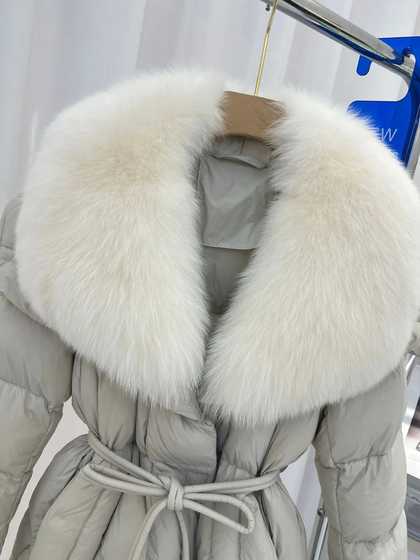 Goose Down Coats Real Fox Fur Collar