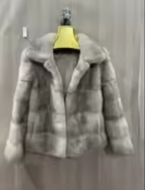 Short Real Mink Fur Coats