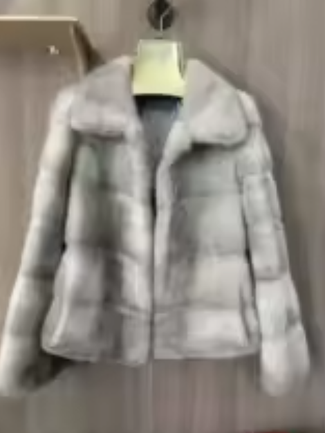 Short Real Mink Fur Coats