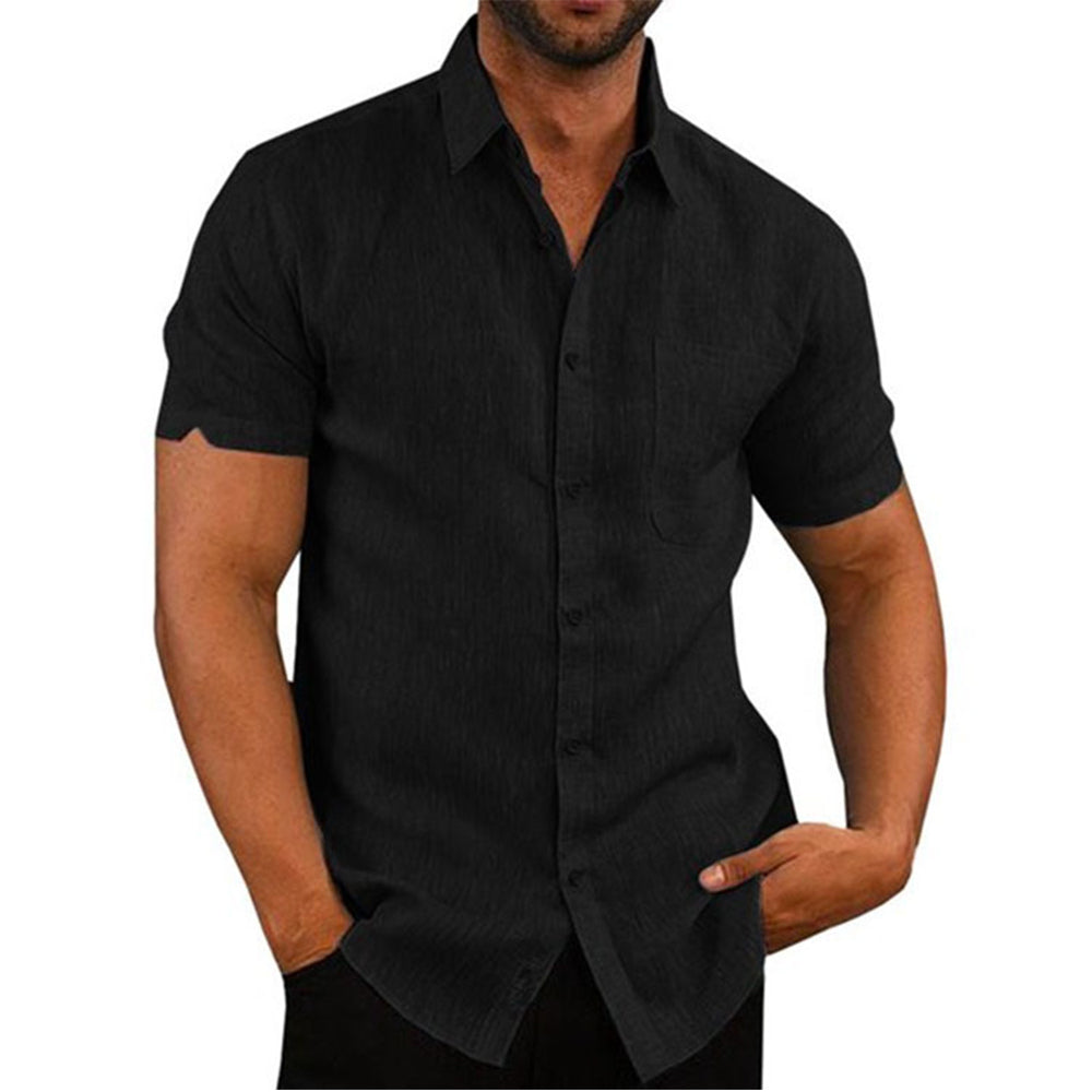 Short-Sleeved Button Up