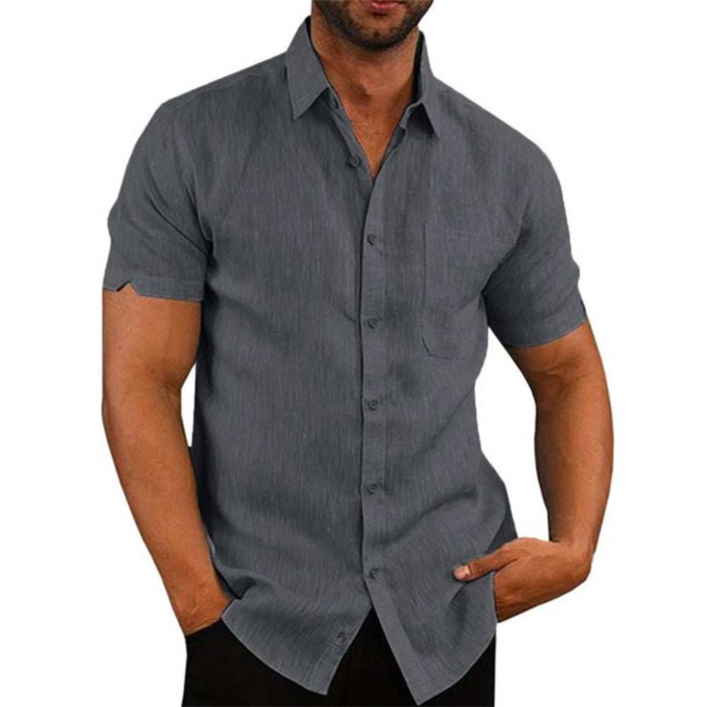 Short-Sleeved Button Up