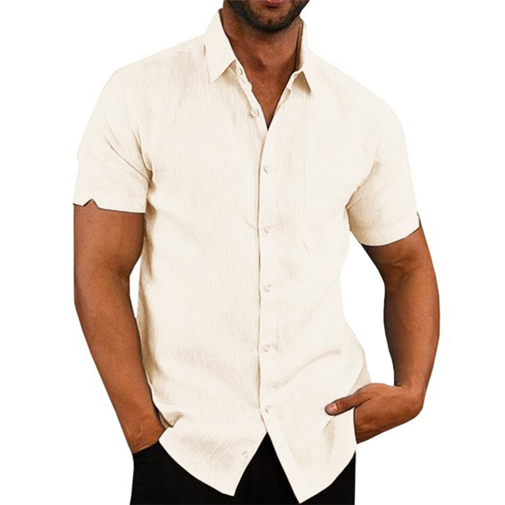 Short-Sleeved Button Up