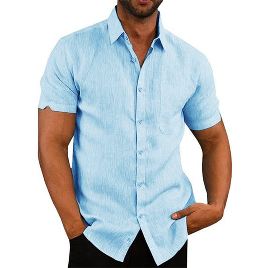 Short-Sleeved Button Up