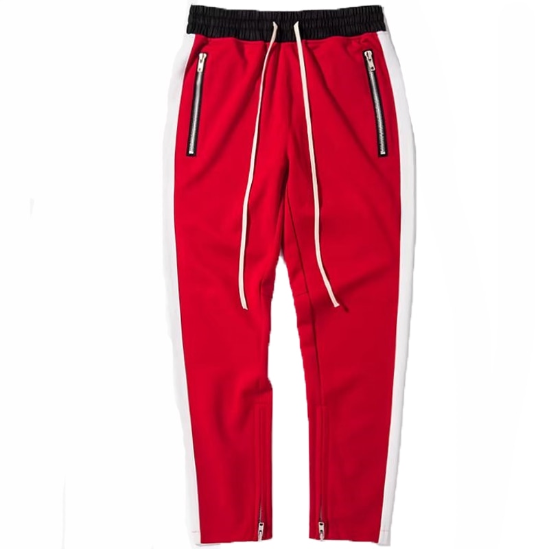 Side Stripe Fitted Long Pants