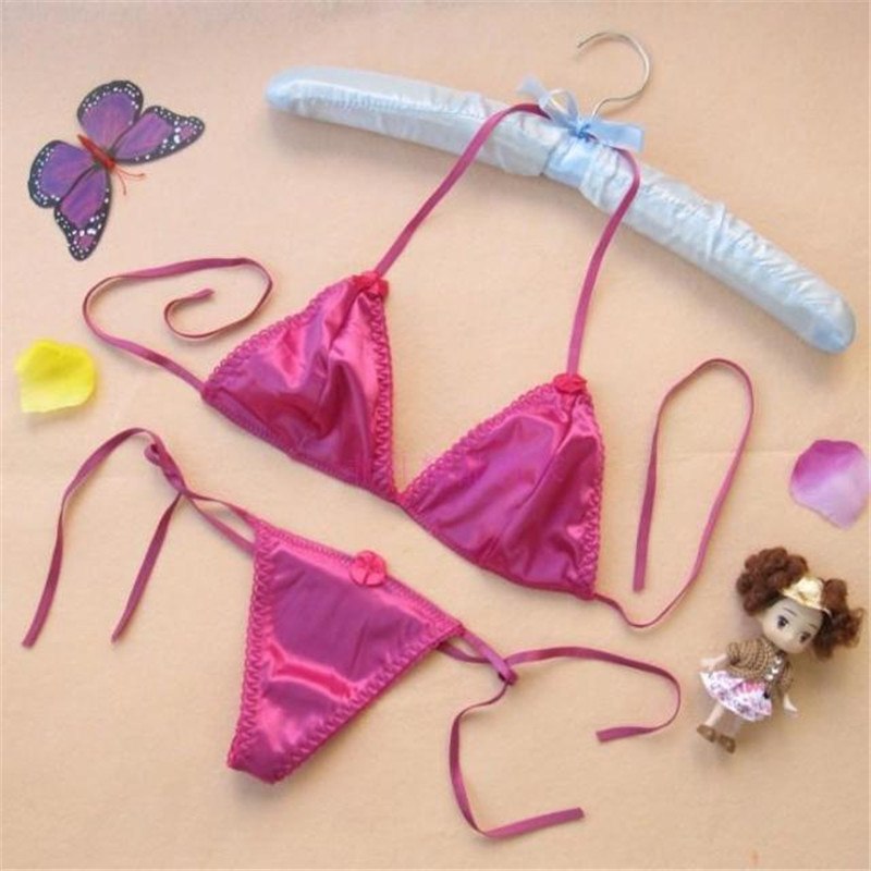 Halter Side Tie Brazilian Bikini Sets