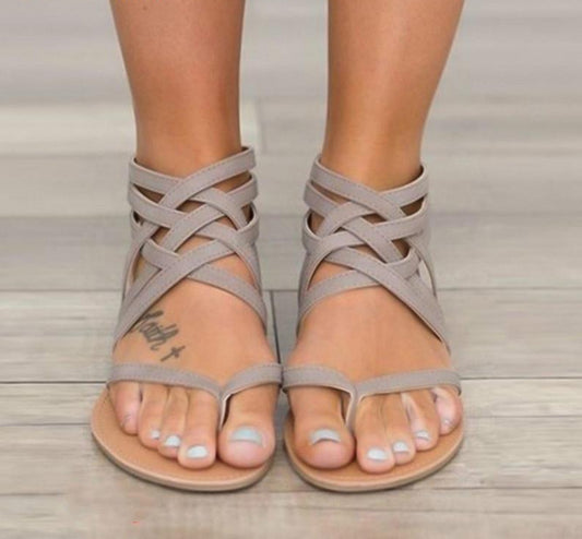 Retro Flat Gladiator Sandals