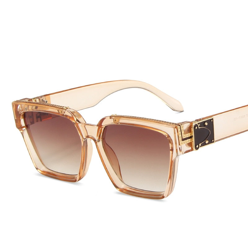 2020 New Fashion Luxury Brand Designer Oversized Square Sunglasses