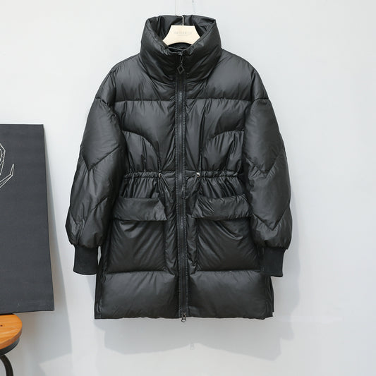 Loose Mid-Thigh Down Jackets