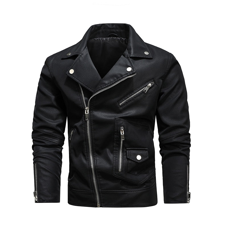 Classic Biker Pu Leather Jackets