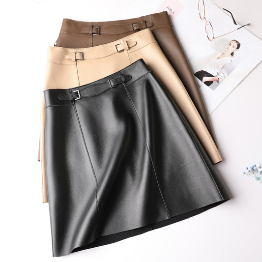 Genuine Leather Mini Skirts