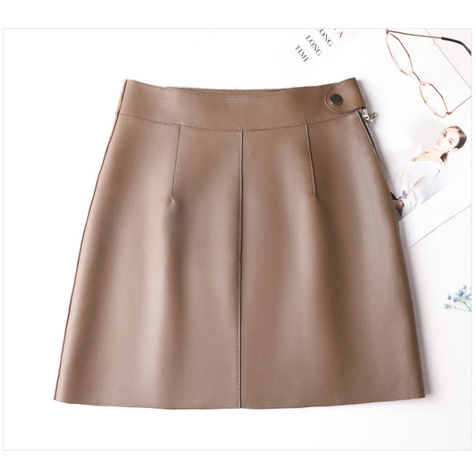 Genuine Leather Mini Skirts