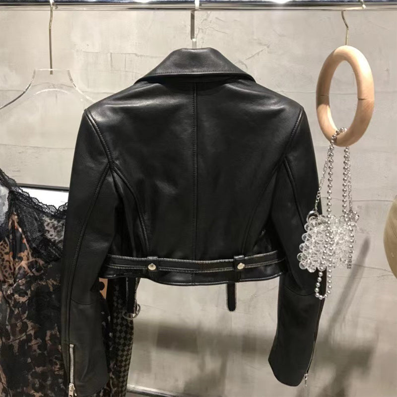 Genuine Leather High Waist Real Jacket