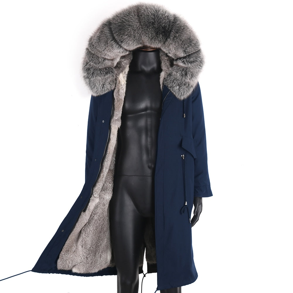 Waterproof X Long Coats Real Fur Liner Parkas