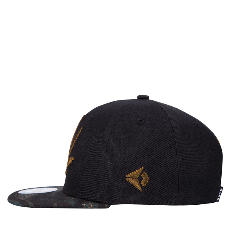 Weed Leaf 3D Embroidery Flat brimmed Snapback's
