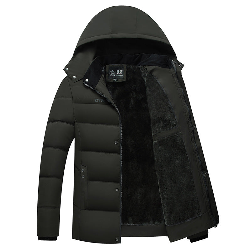 Bubble Inner Fleece Hooded Coat