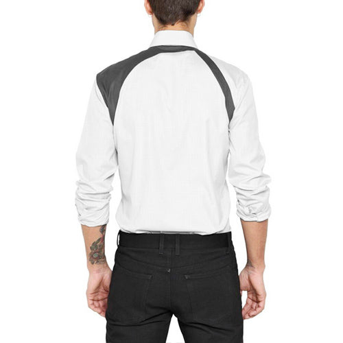 Shoulder Strap decoration Button-Down shirt