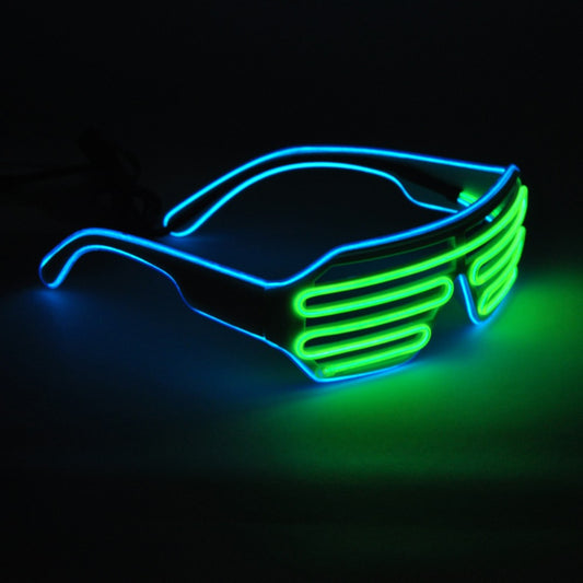 Neon LED Light Party, DJ, Rave Bright Shutter Glasses