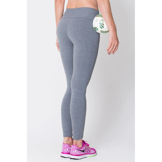 Heather Grey Riding Seam Legging