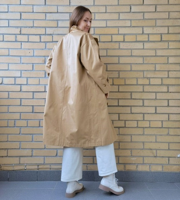 Oversized Pouch X-long Trench Coats