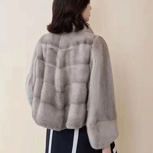 Wide Waisted Full Pelt Mink Fur Coats