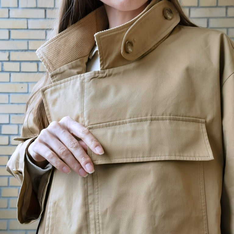 Oversized Pouch X-long Trench Coats