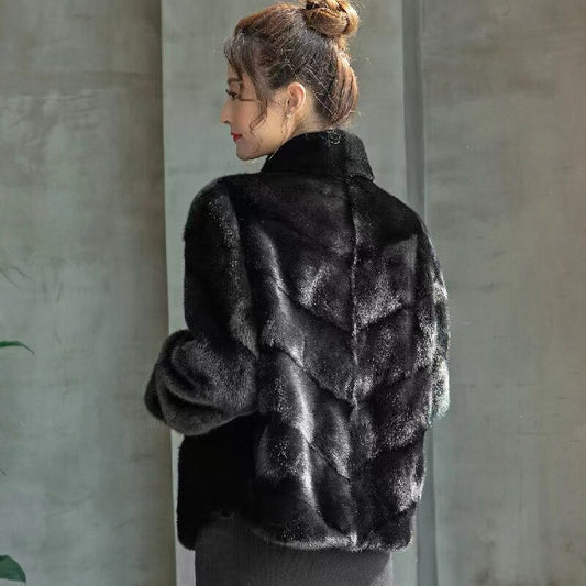 Wide Waisted Full Pelt Mink Fur Coats
