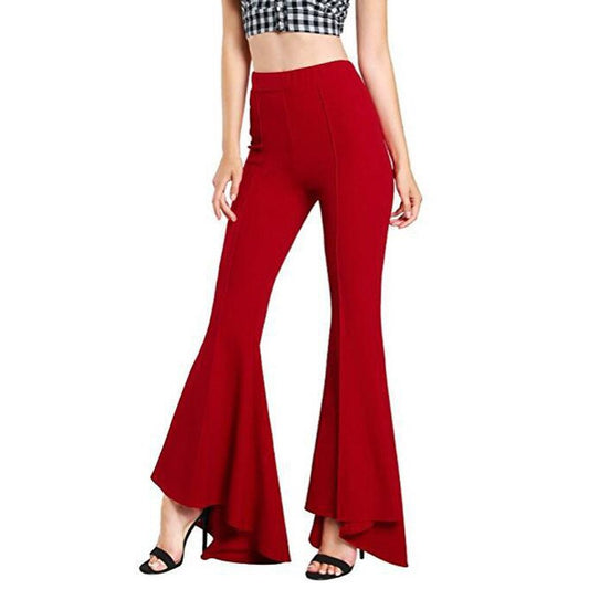 High Waist Wide Leg Super Flared Pants