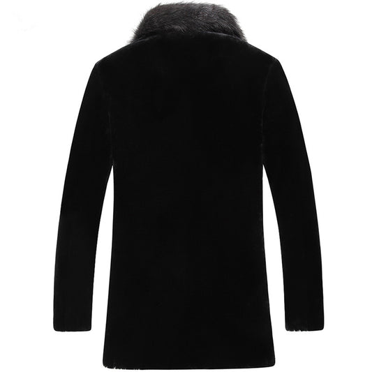 Fur Collar Shearling Long Coats