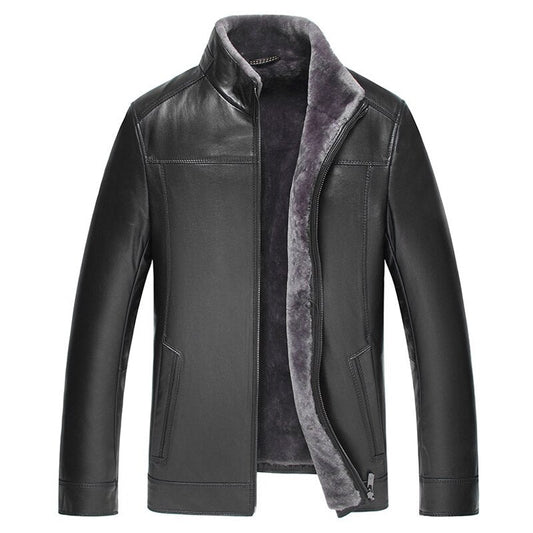 Genuine Leather Real Shearling Liner Jackets