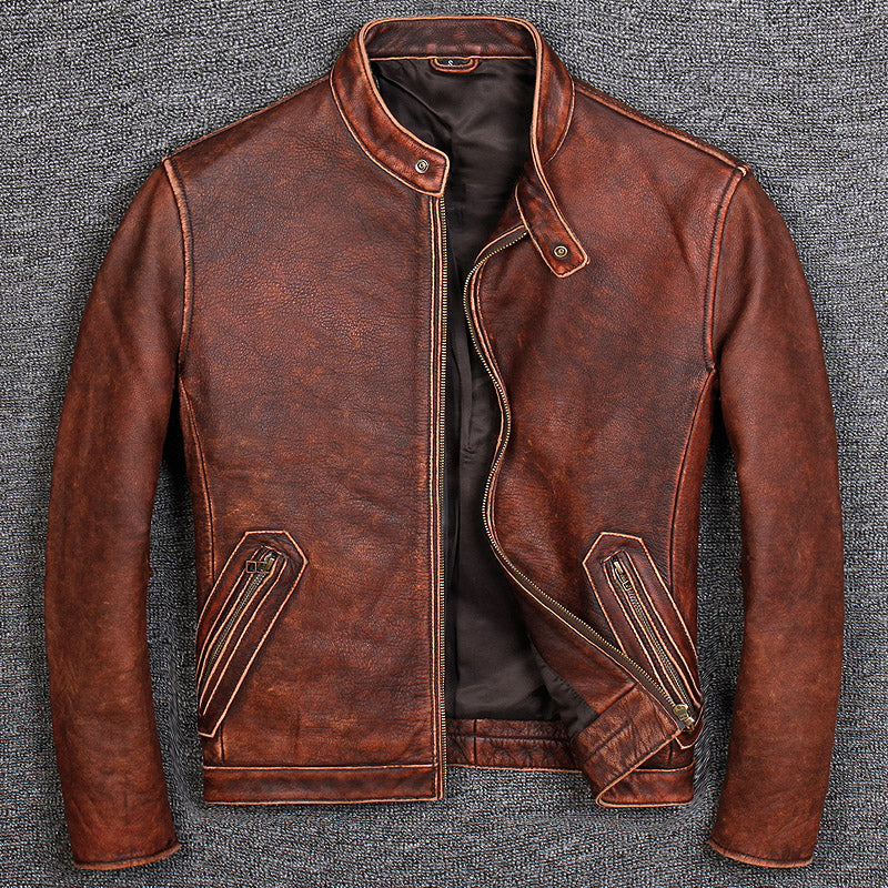 Collection of Genuine Leather Vintage Jackets
