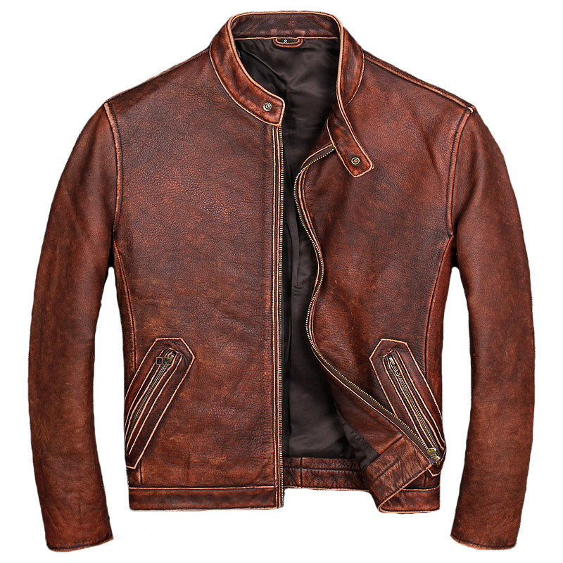 Collection of Genuine Leather Vintage Jackets