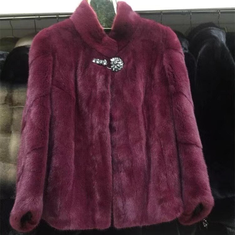 Wide Waisted Full Pelt Mink Fur Coats