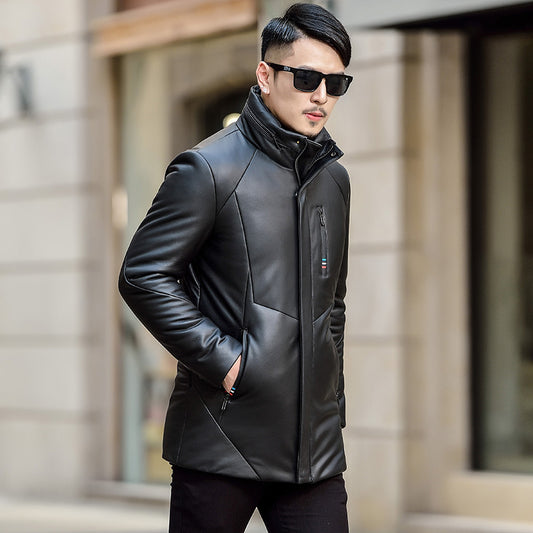 Genuine Leather Duck Down Jackets