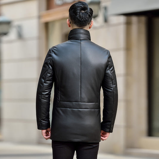 Genuine Leather Duck Down Jackets