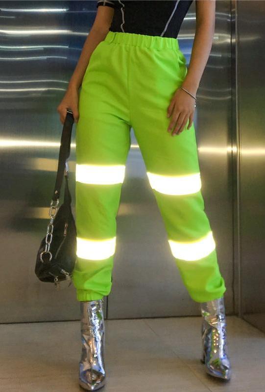 Neon Green Reflective Pants