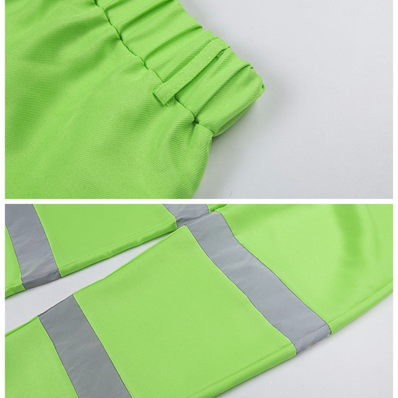 Neon Green Reflective Pants