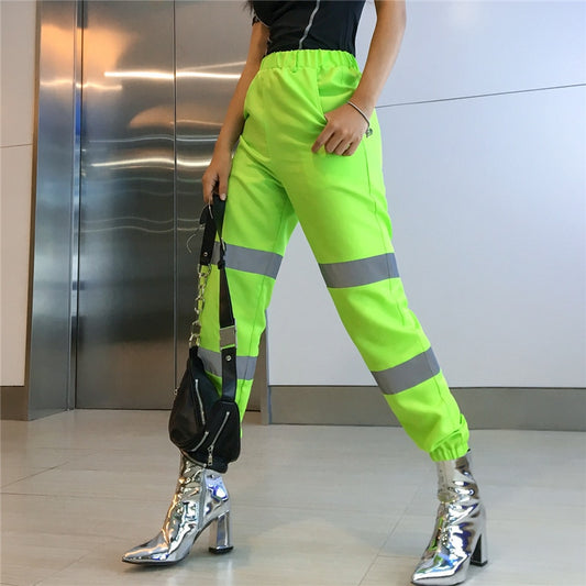 Neon Green Reflective Pants