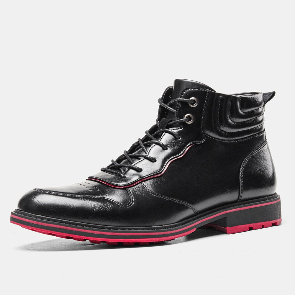 Patent Leather Martin Ankle Boots